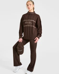 Athletics Oversized Knitted 1/4 Zip