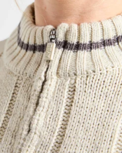 Athletics Oversized Knitted 1/4 Zip