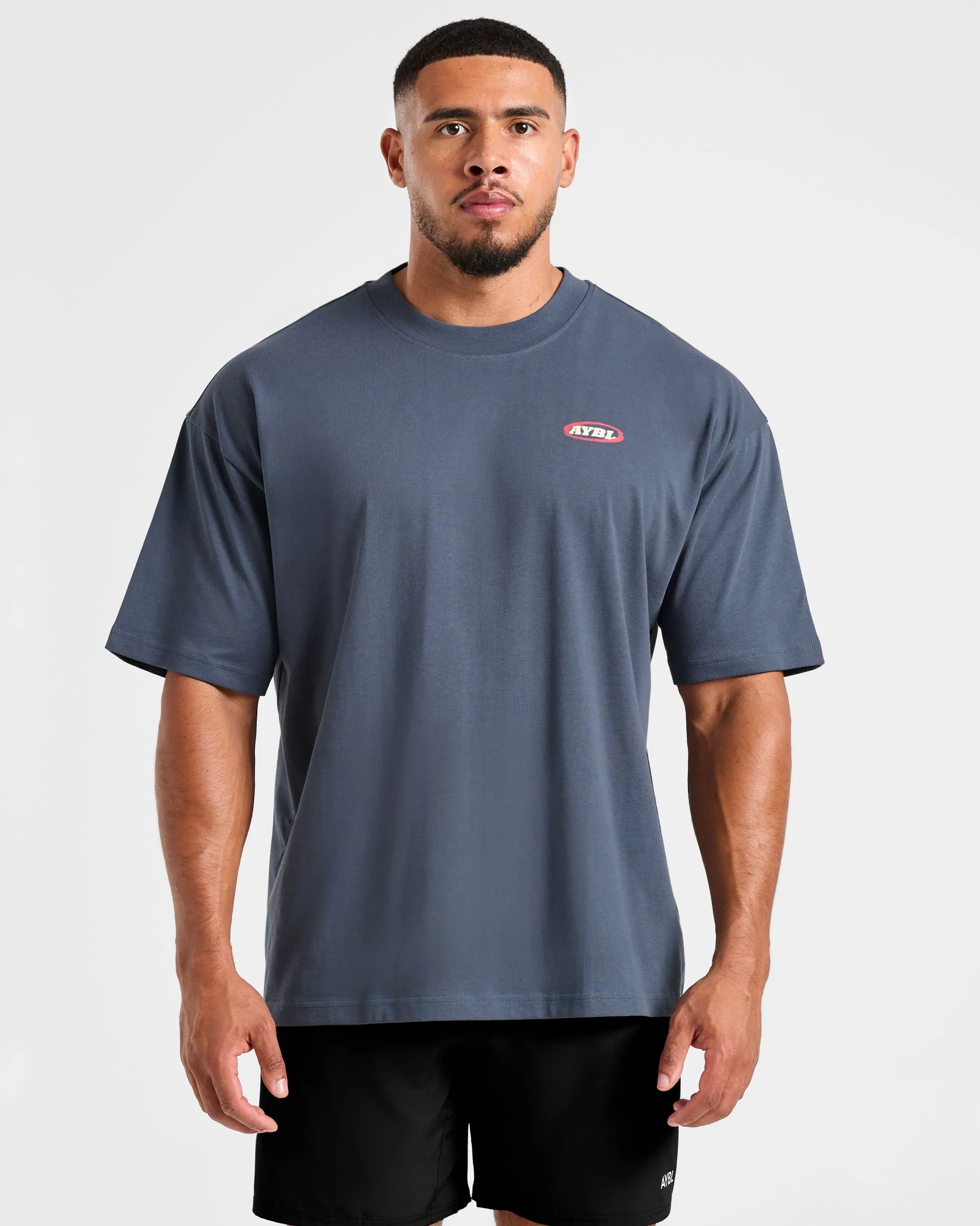 Athletics Script Oversized T Shirt