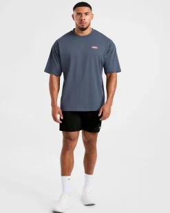 Athletics Script Oversized T Shirt