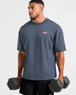 Athletics Script Oversized T Shirt