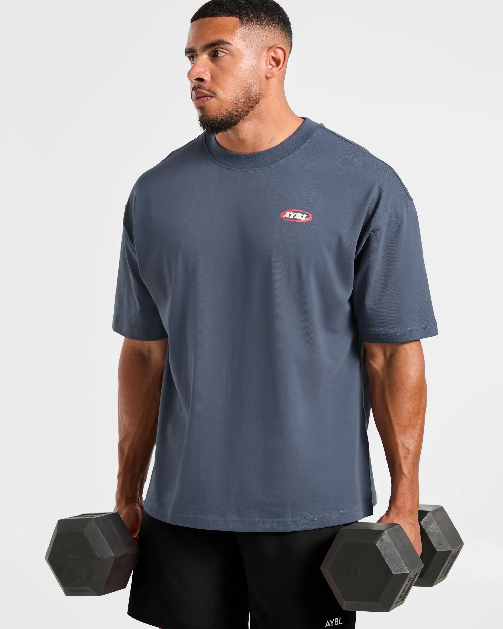 Athletics Script Oversized T Shirt