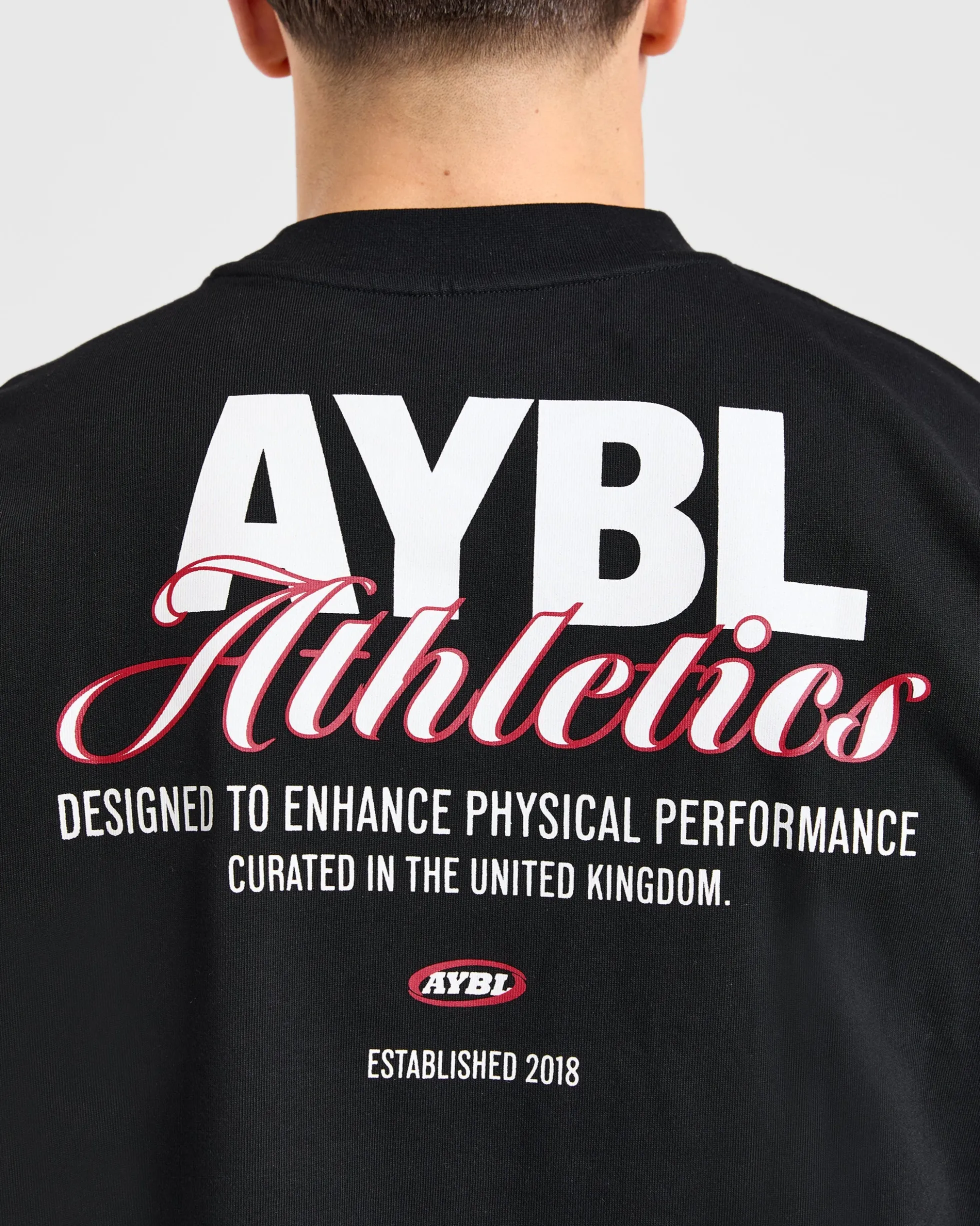 Athletics Script Oversized T Shirt