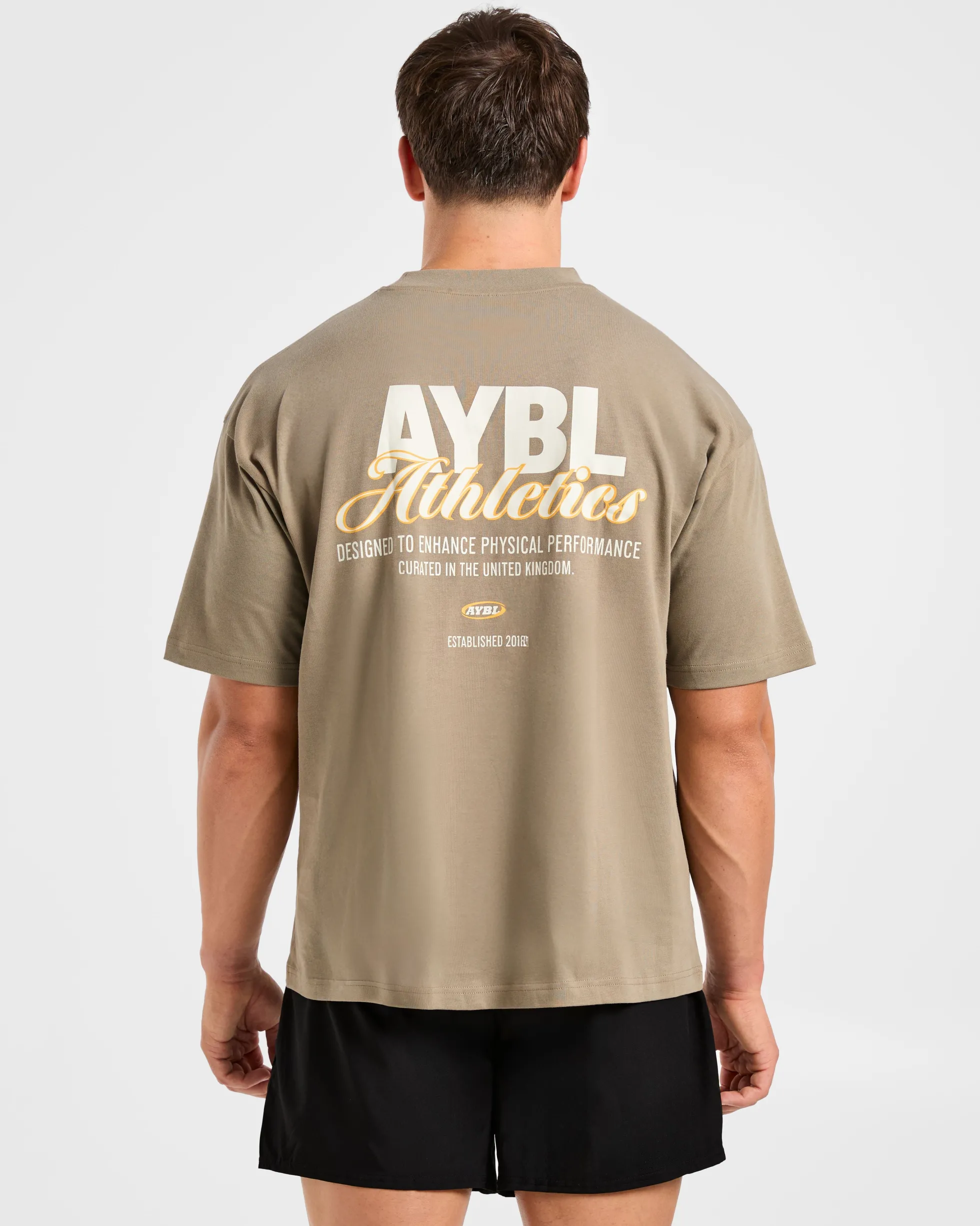 Athletics Script Oversized T Shirt