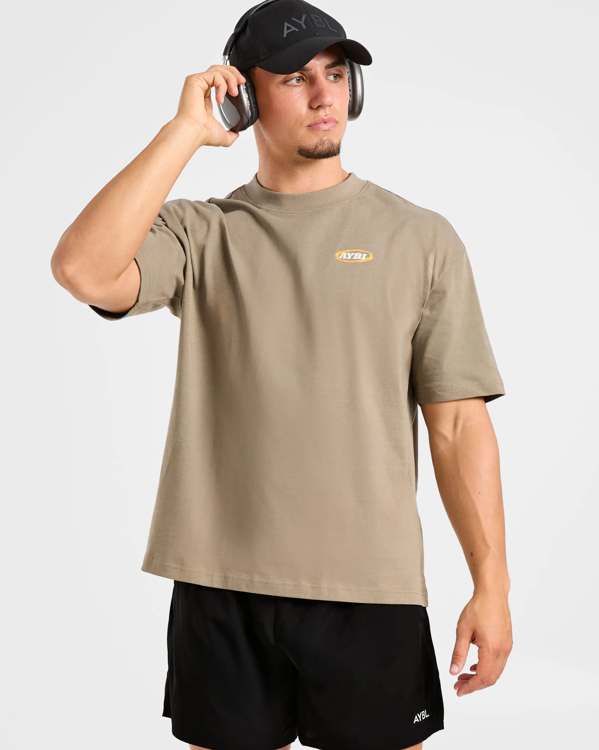 Athletics Script Oversized T Shirt