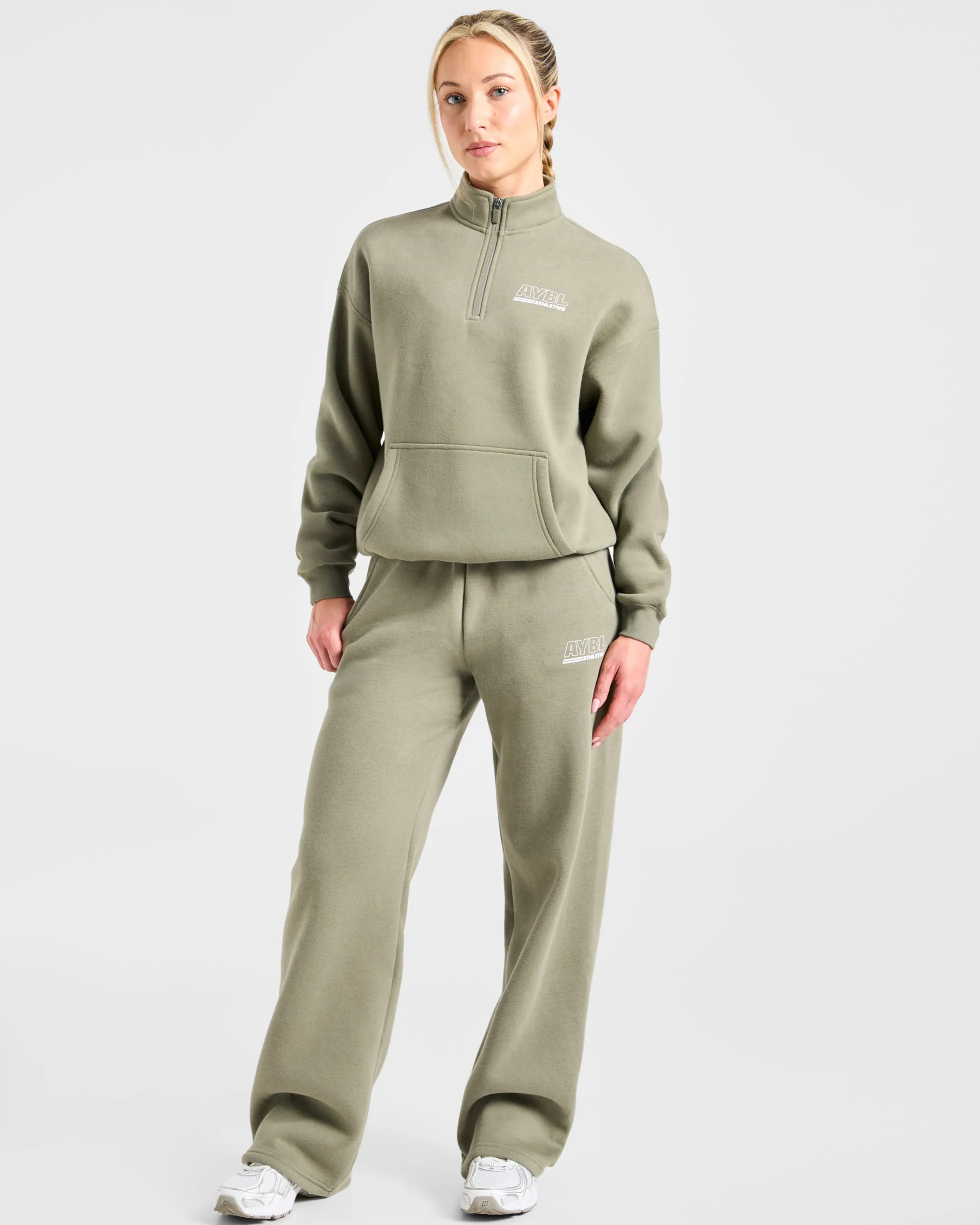 Athletics Track Oversized 1/4 Zip Pullover
