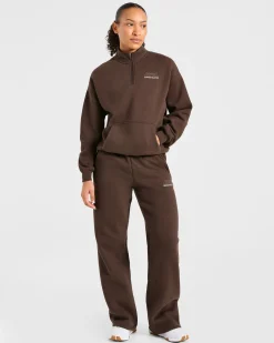 Athletics Track Oversized 1/4 Zip Pullover