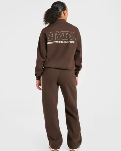 Athletics Track Oversized 1/4 Zip Pullover
