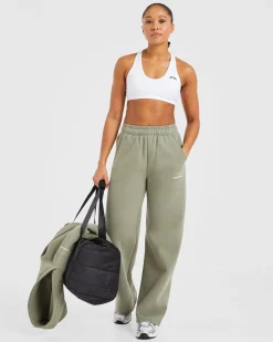 Athletics Track Oversized Straight Leg Joggers