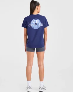 AYBL Sports Club Script Oversized T Shirt