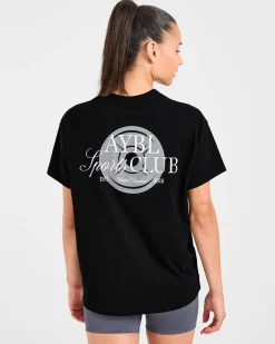 AYBL Sports Club Script Oversized T Shirt