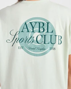 AYBL Sports Club Script Oversized T Shirt