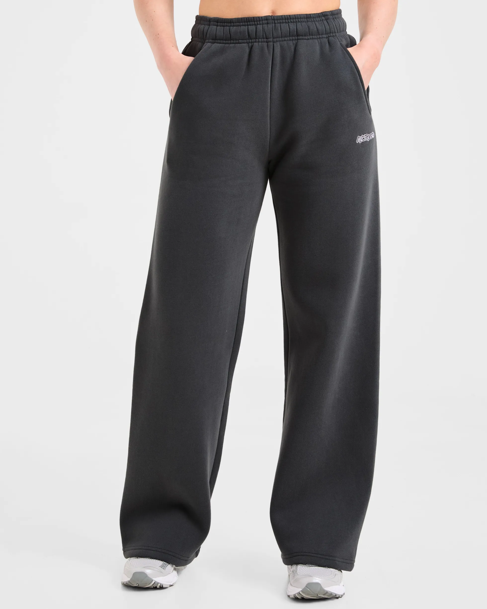 AYBL Sports Outline Oversized Straight Leg Joggers