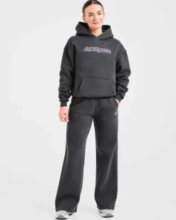 AYBL Sports Outline Oversized Straight Leg Joggers