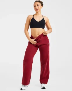 AYBL Sports Outline Oversized Straight Leg Joggers