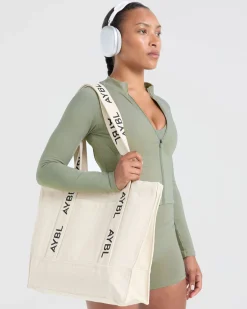 Branded Strap Tote Bag