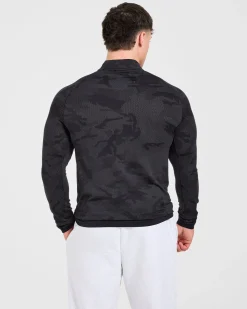 Camo Seamless 1/4 Zip Pullover