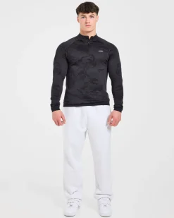 Camo Seamless 1/4 Zip Pullover
