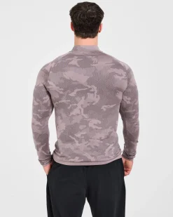 Camo Seamless 1/4 Zip Pullover