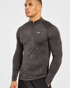 Camo Seamless 1/4 Zip Pullover