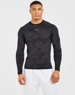 Camo Seamless Long Sleeve T Shirt