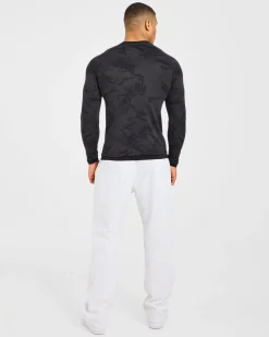 Camo Seamless Long Sleeve T Shirt