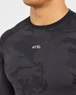 Camo Seamless Long Sleeve T Shirt