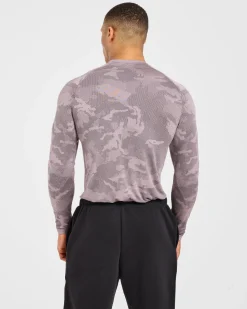 Camo Seamless Long Sleeve T Shirt