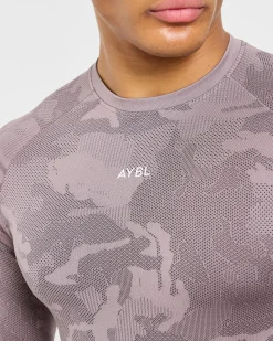 Camo Seamless Long Sleeve T Shirt