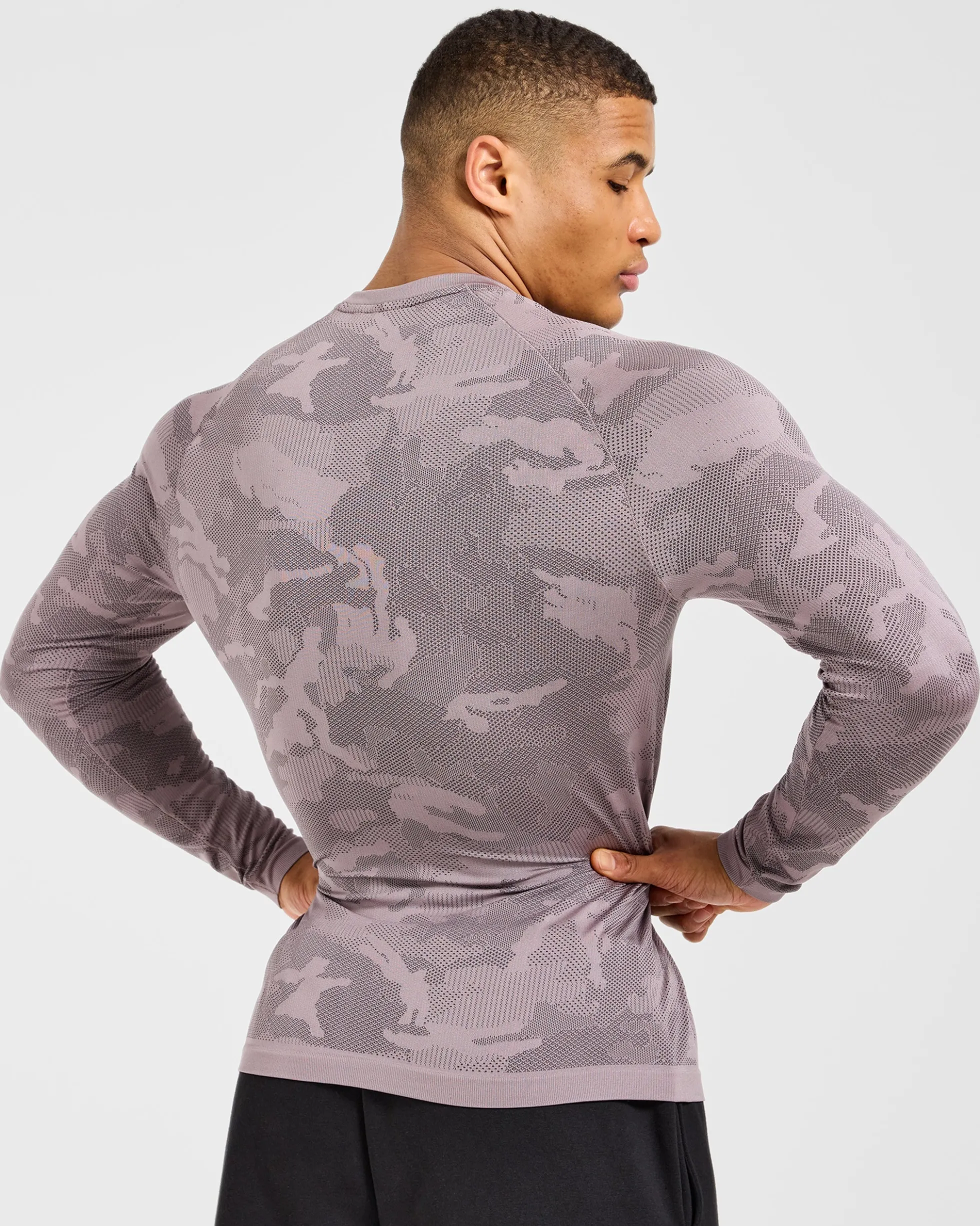 Camo Seamless Long Sleeve T Shirt