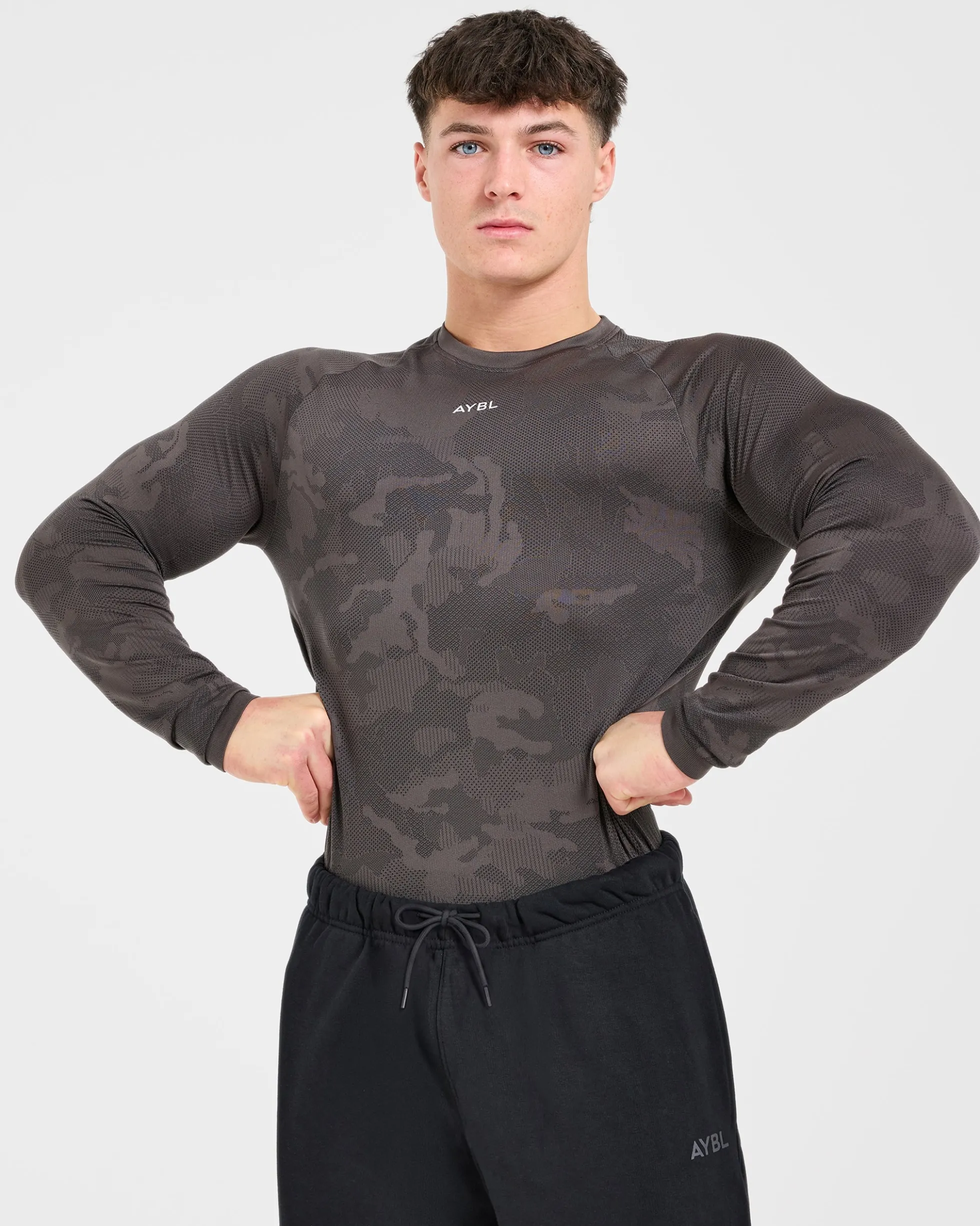 Camo Seamless Long Sleeve T Shirt