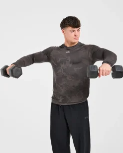Camo Seamless Long Sleeve T Shirt