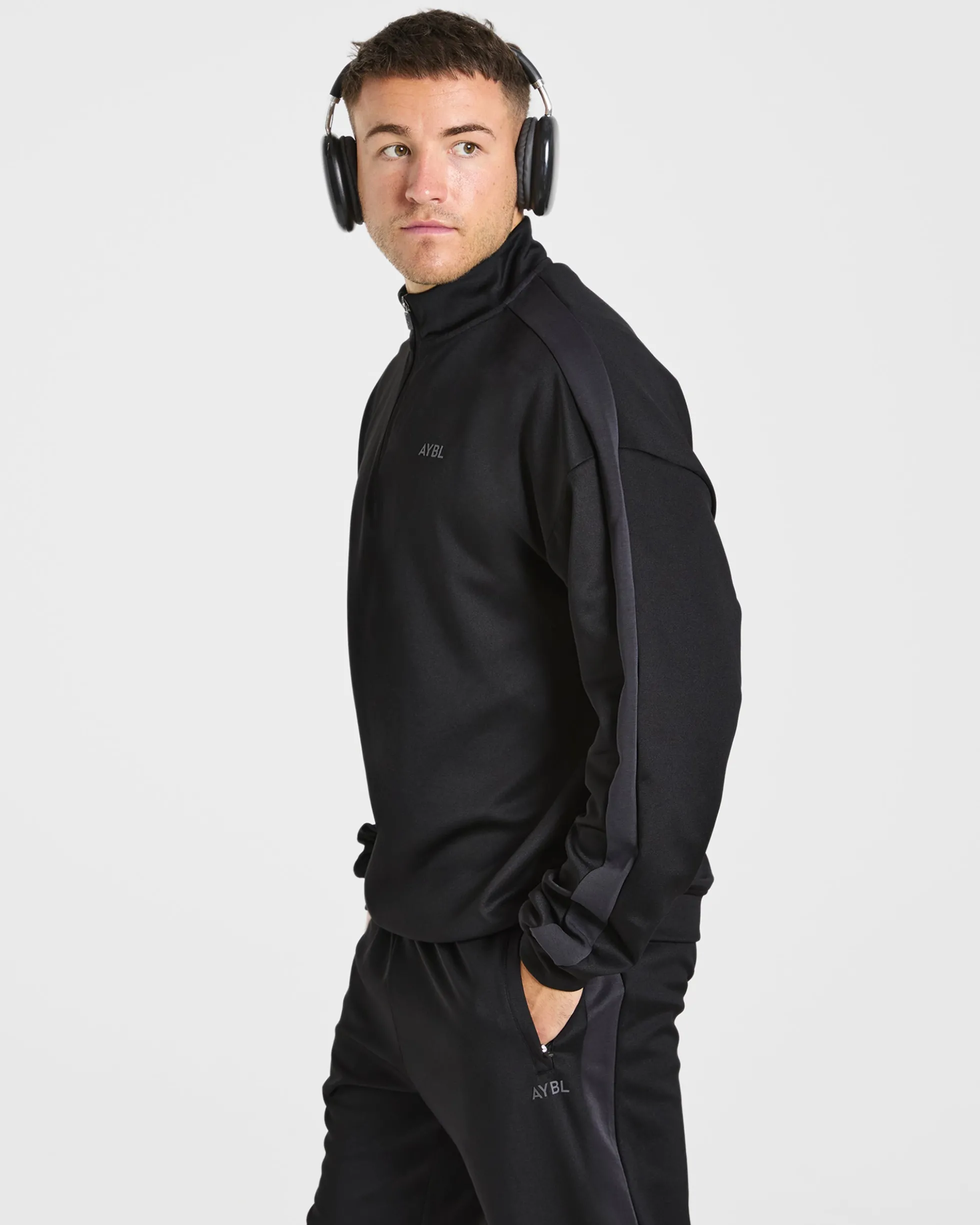 Classic Track 1/4 Zip Pullover