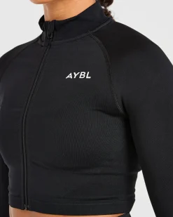 Empower Seamless Crop Zip Jacket