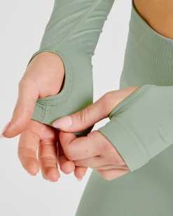 Empower Seamless Long Sleeve Crop Top