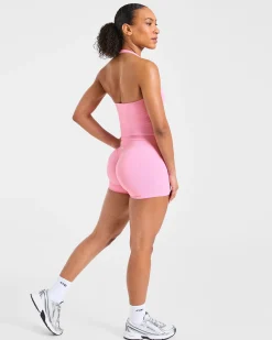 Enhance Seamless Halterneck Top