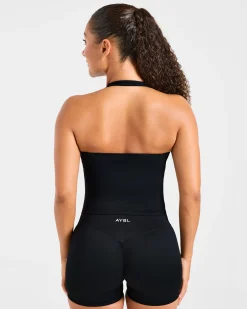 Enhance Seamless Halterneck Top