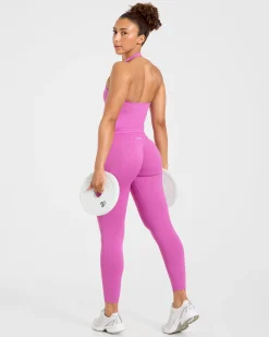 Enhance Seamless Halterneck Top