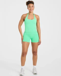 Enhance Seamless Halterneck Top