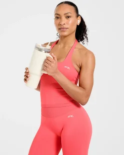 Enhance Seamless Halterneck Top