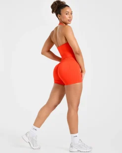 Enhance Seamless Halterneck Top
