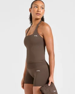 Enhance Seamless Halterneck Top