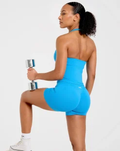 Enhance Seamless Halterneck Top