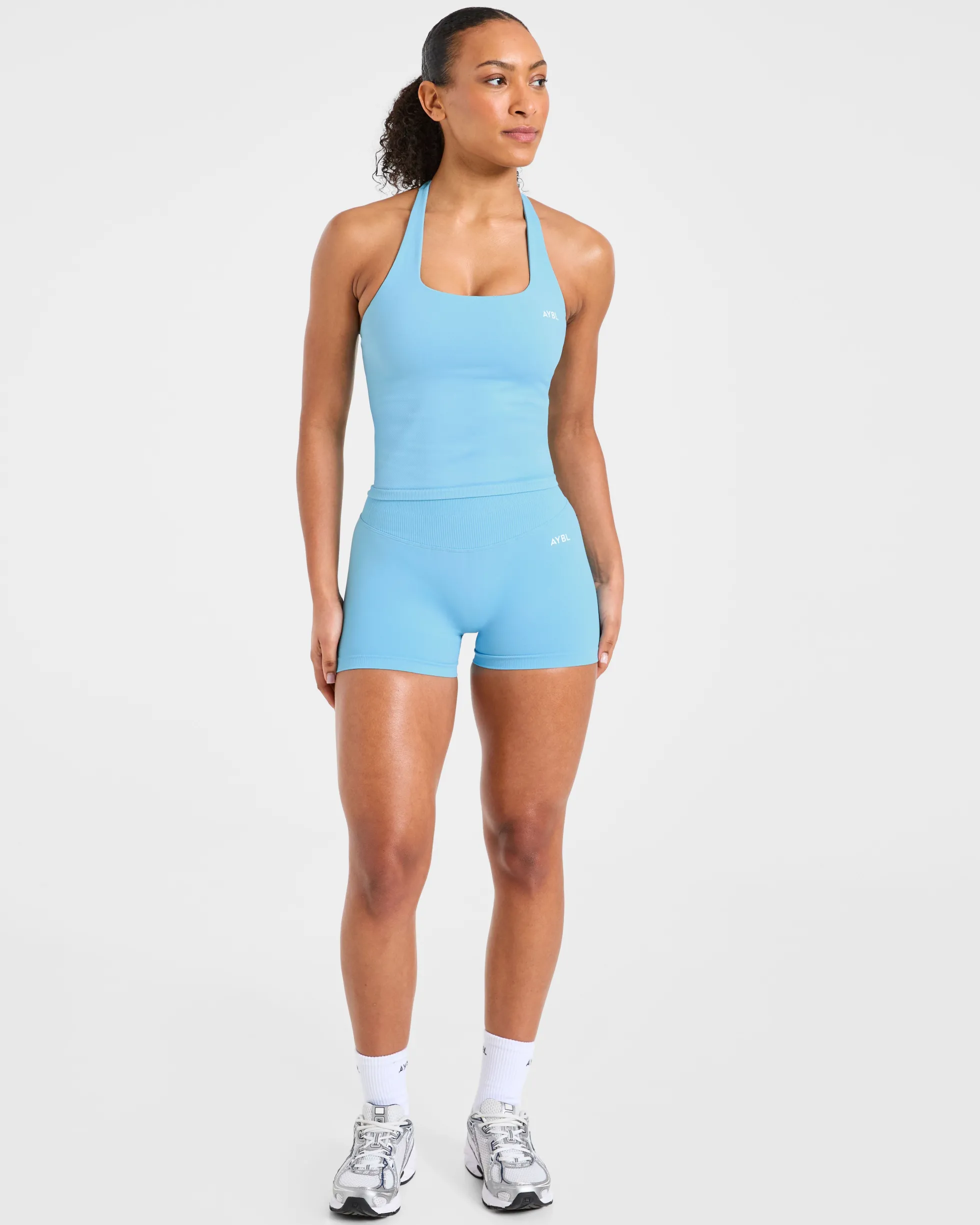 Enhance Seamless Halterneck Top