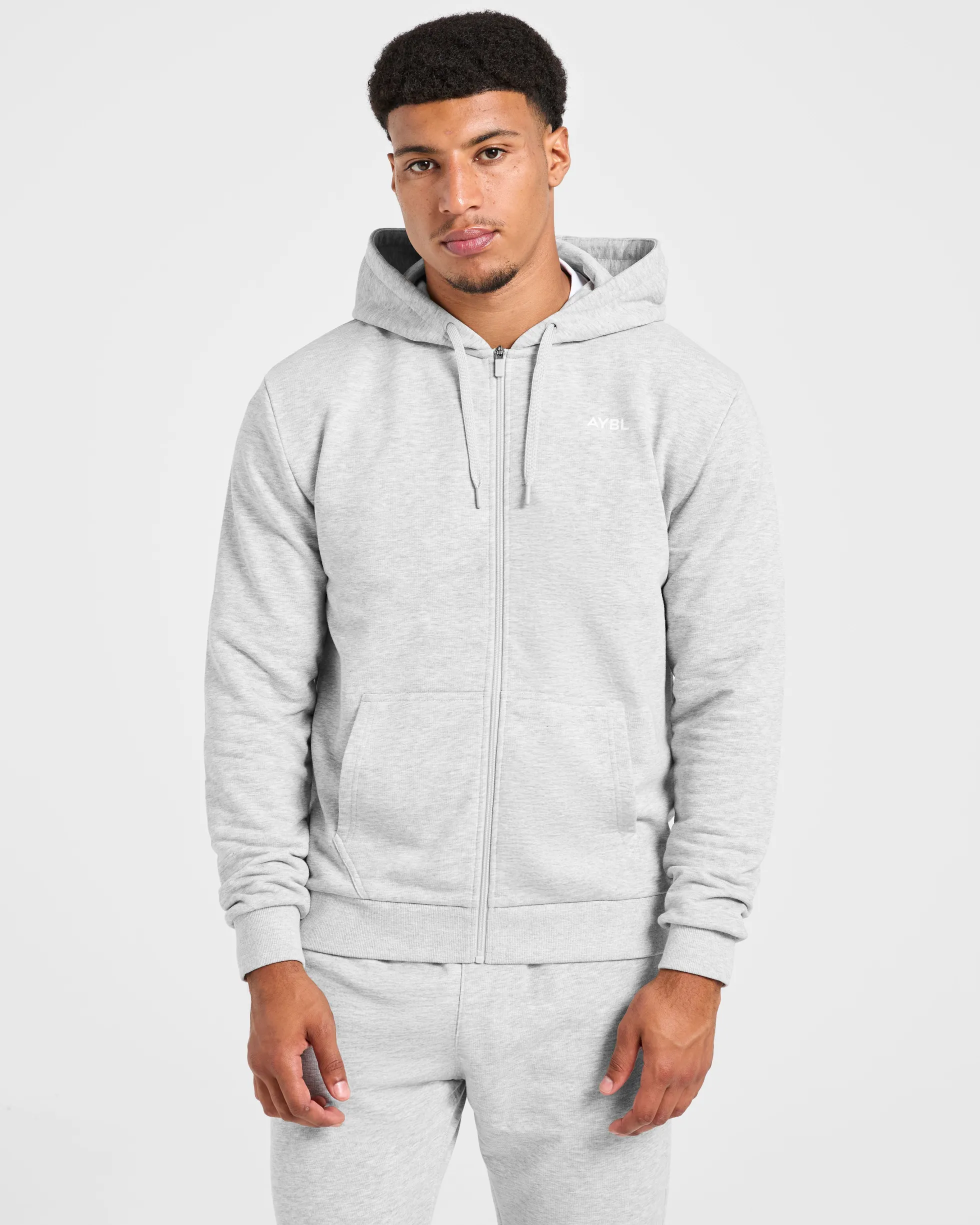 Essential Lightweight Zip Up Hoodie