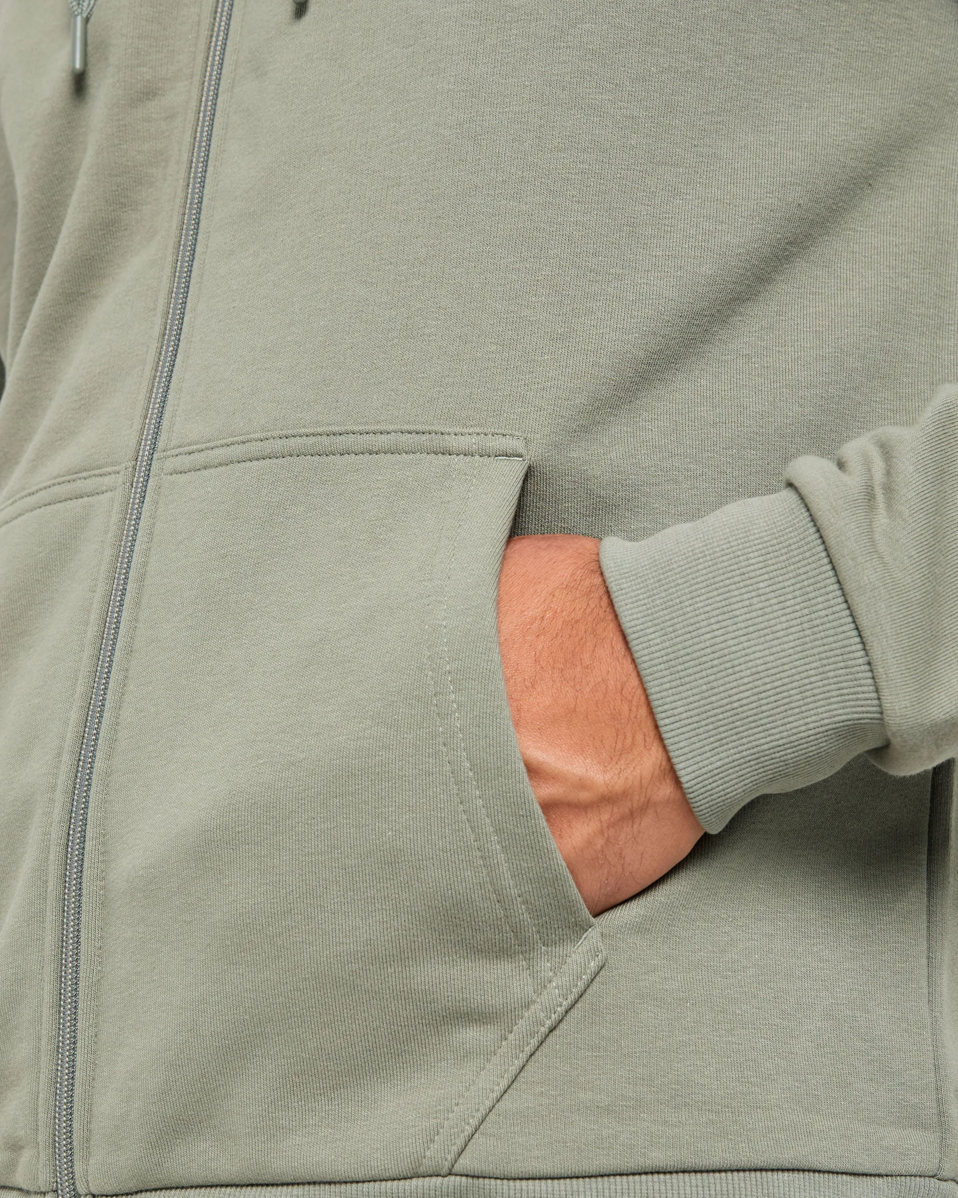Essential Lightweight Zip Up Hoodie