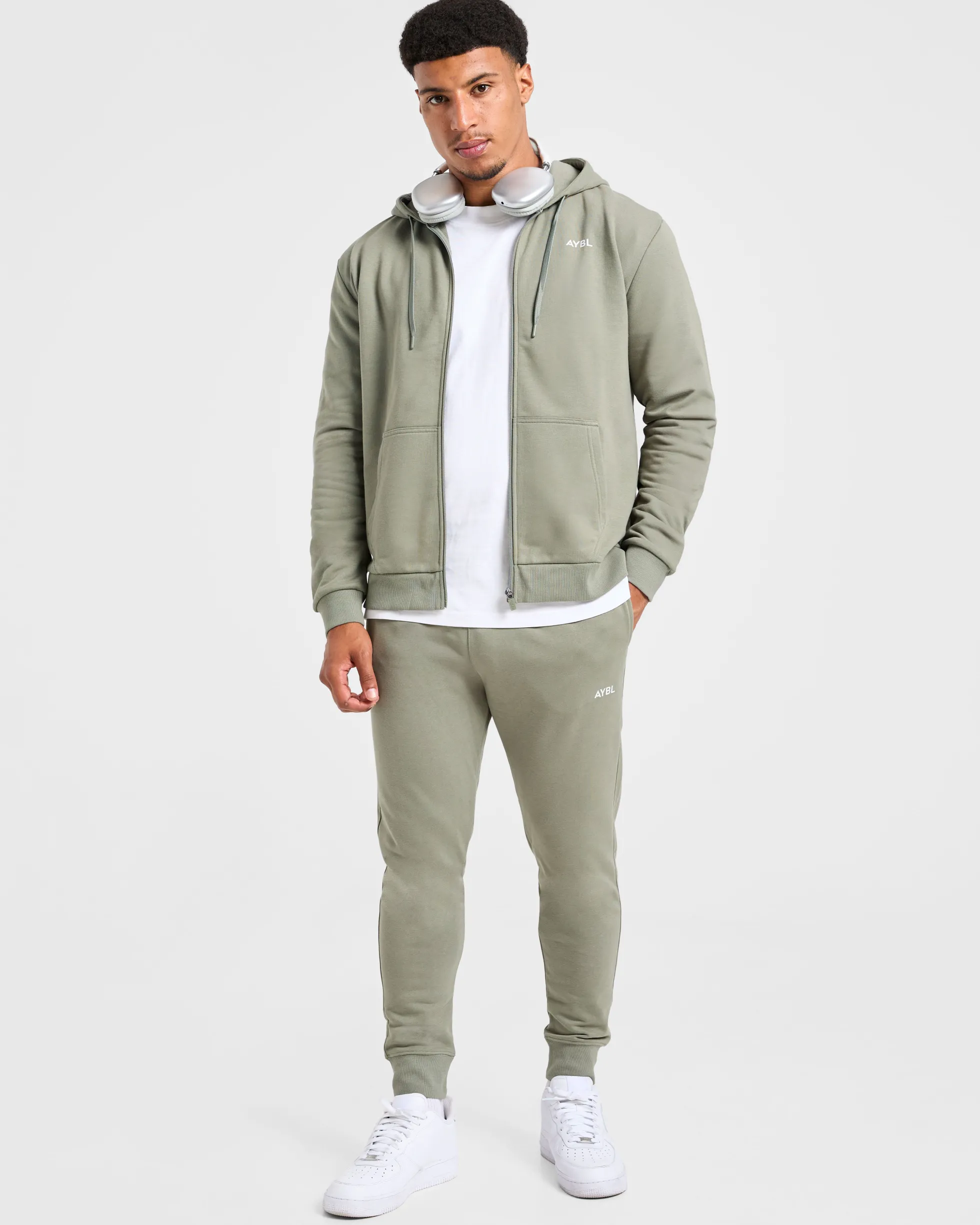 Essential Lightweight Zip Up Hoodie