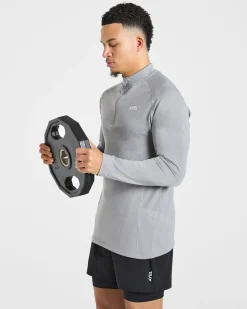 Essential Seamless 1/4 Zip Pullover