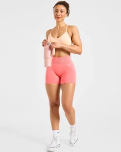 Essential V Neck Strappy Sports Bra