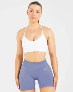 Essential V Neck Strappy Sports Bra